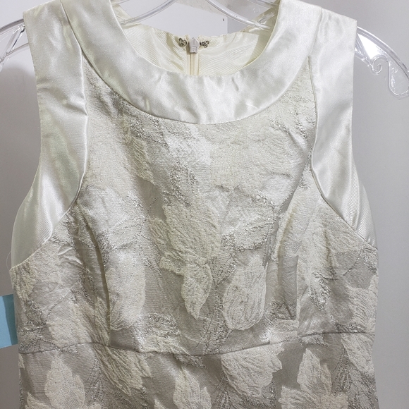 Jessica McClintock Brocade Shift Dress sz. 2 - Picture 9 of 11